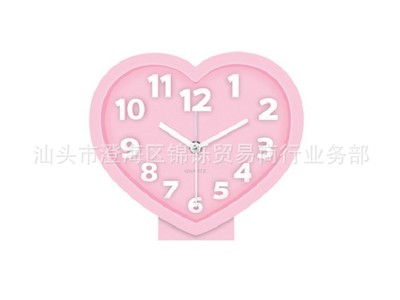 供应心形立体数字跳秒闹钟 心形图片6